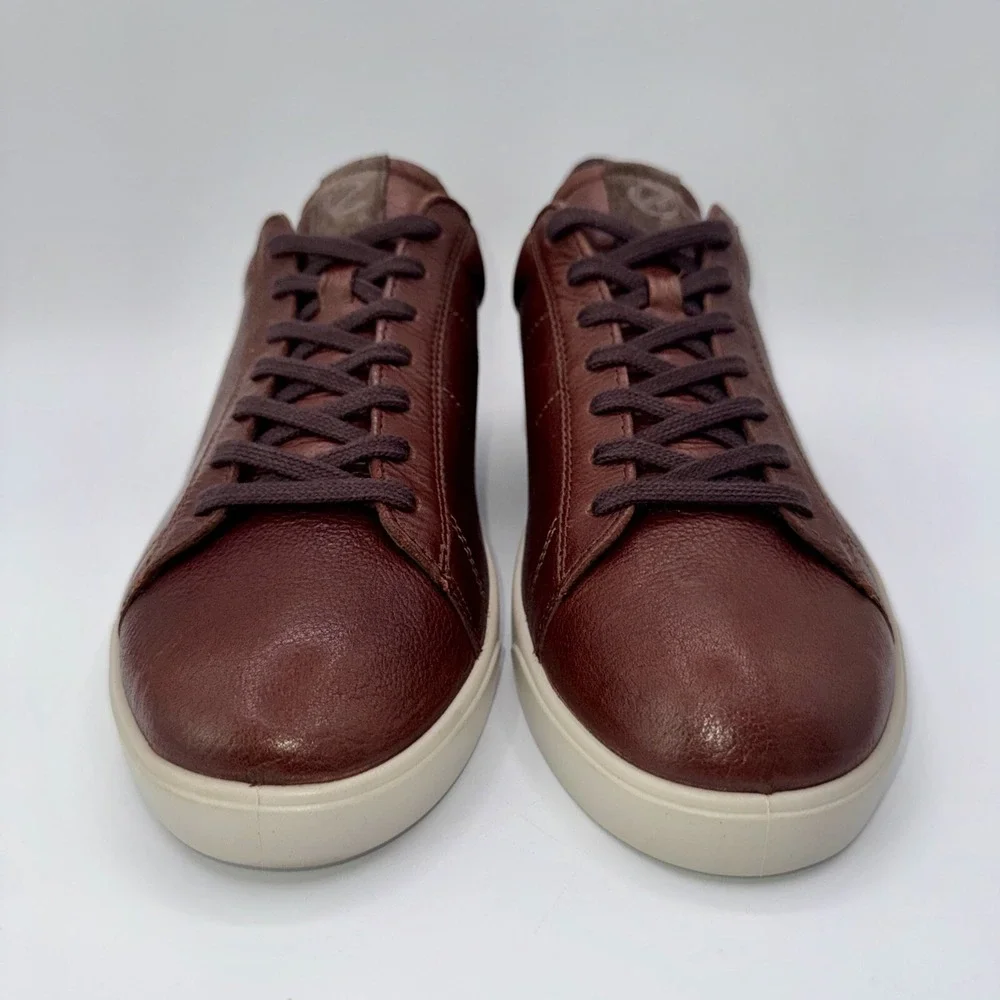 ECCO Street Lite‎ Retro Shoe Men's Size 7 - 7.5 EU 41 Rustic Brown Leather